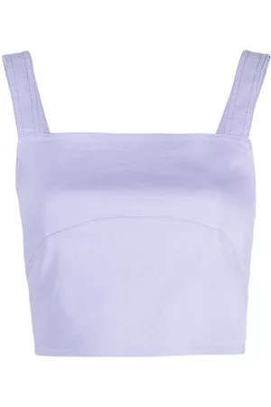Pinko Women Crop Tops - Square-neck crop top