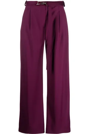 Patrizia Pepe Belted palazzo-design trousers