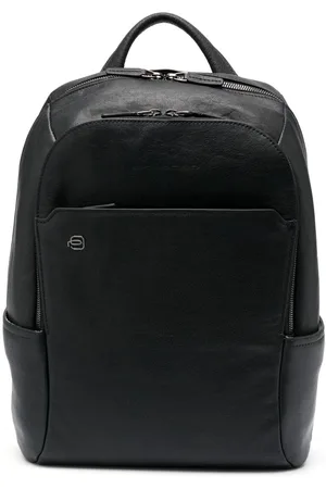 Piquadro Logo-detail leather backpack