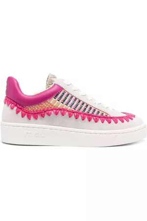 Mou Women Designer sneakers - Schuhe stitch-embellished sneakers