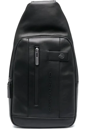 Piquadro Logo-plaque zipped backpack
