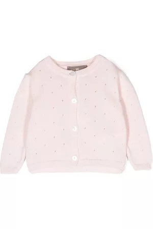 LITTLE BEAR Cardigans - Perforated cotton cardigan
