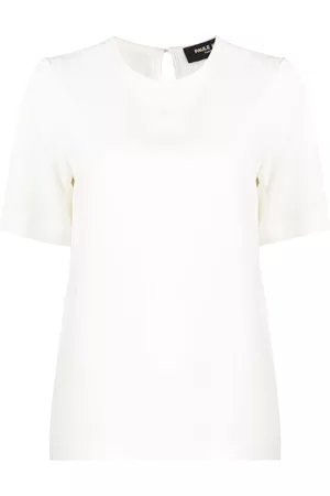 Paule Ka Women Short Sleeve - Short-sleeve crepe blouse