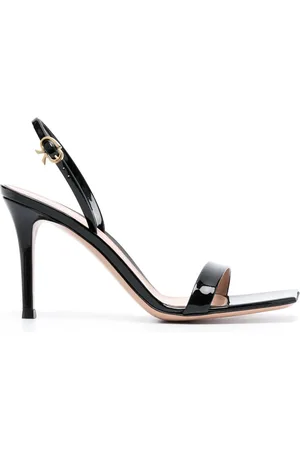 Gianvito Rossi 85mm Ribbon Stiletto leather sandals