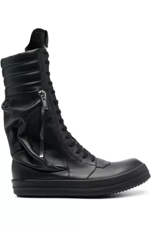 Rick Owens Cargo Basket leather boots