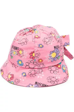 Moschino Hats - Floral-print bucket hat
