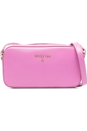 Patrizia Pepe Logo-plaque leather crossbody bag