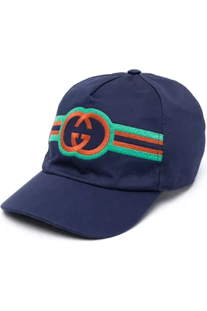 Gucci Boys Caps - Interlocking G-logo baseball cap