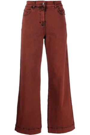 Patrizia Pepe Soft two-tone bootcut jeans