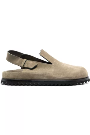 Officine creative Suede sling-back mules