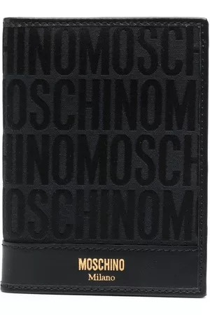 Moschino Women Wallets - Jacquard logo bi-fold wallet