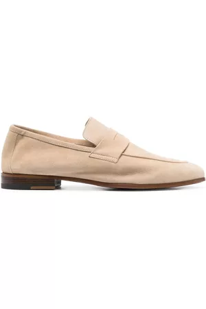 ELEVENTY Woven Loafers - Penny-slot suede loafers