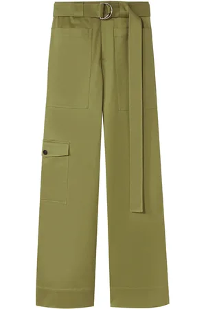 Proenza Schouler Belted-waist cargo trousers