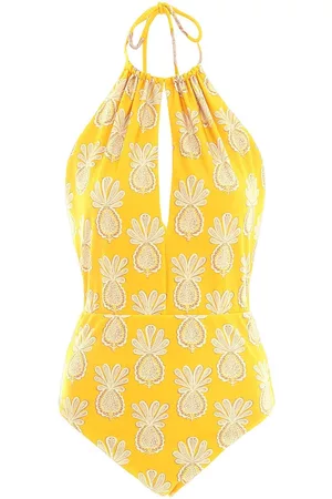 La DoubleJ Esther pineapple-print swimsuit