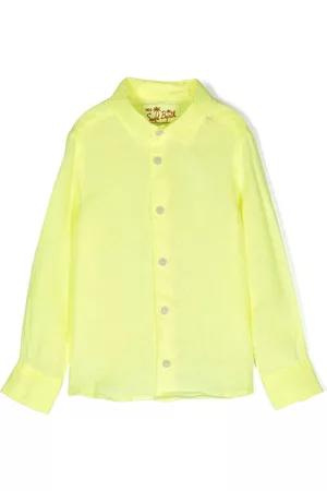 MC2 SAINT BARTH Long-sleeve linen shirt