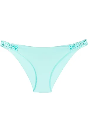 FISICO Hand-woven detail bikini bottoms