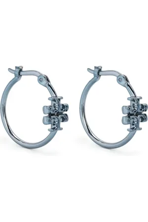 Tory Burch Eleanor Double-T hoop earrings