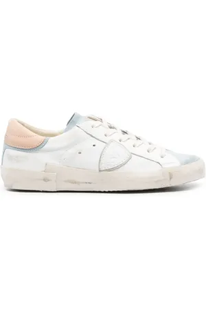 Philippe model PRSX leather low-top sneakers
