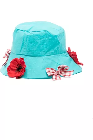 SELINIACTION KIDS Boys Bow Ties - Floral-appliquè bow-detail hat