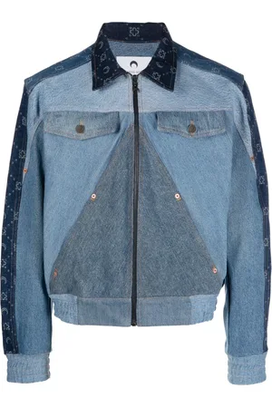 Marine Serre Patchwork denim jacket