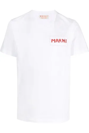Marni Logo-patch cotton T-shirt