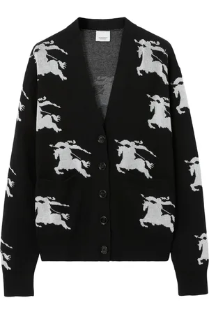 Burberry EKD intarsia-knit cardigan