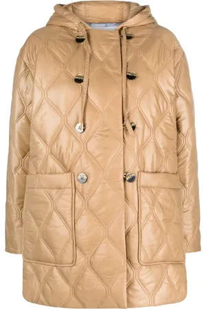 Ganni Quilted hooded jacket