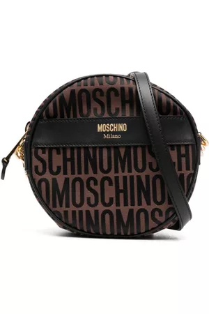 Moschino Women 17 Inch Laptop Bags - Monogram-print crossbody bag