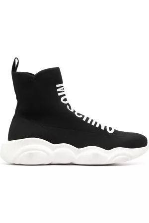 Moschino High-top knitted sneakers