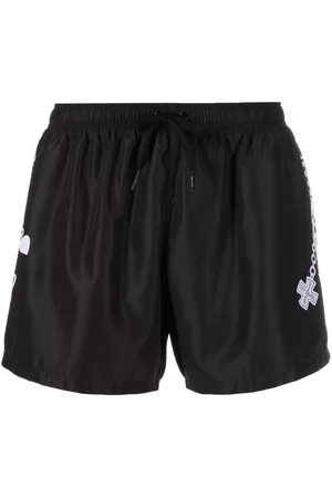 Moschino Men Swim Shorts - Logo-print swim shorts