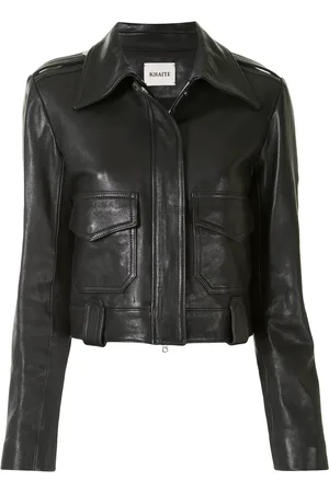 Khaite The Cordelia leather jacket