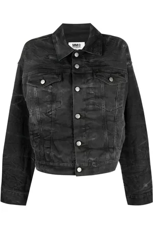 Maison Margiela Crease-effect denim jacket