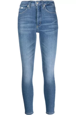 Calvin Klein Women Jeans - Mid-rise cropped jeans