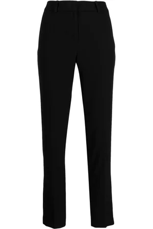 Paule Ka Women Pants - High-waisted pressed-crease trousers