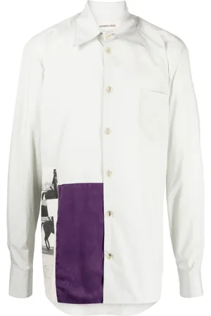 Namacheko Bohaz graphic-print cotton shirt