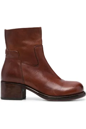 Moma Tronchetto leather ankle boots