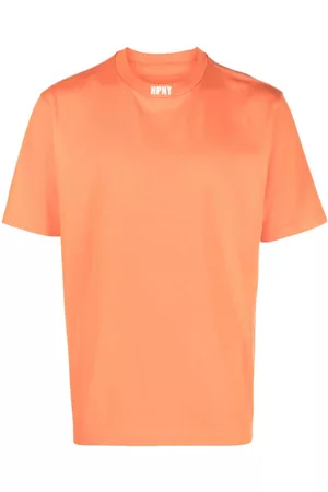 Heron Preston Men Long Sleeve Polo Shirts - Logo-embroidered cotton T-shirt