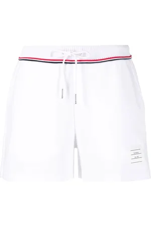 Thom Browne Logo-patch sweat shorts