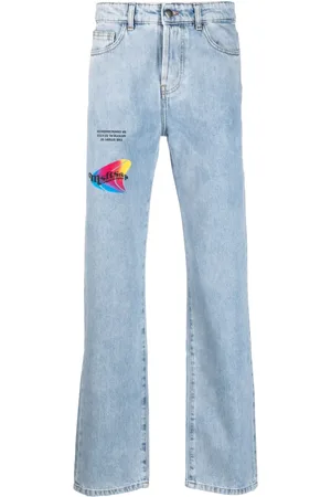 Msftsrep Logo-patch straight-leg jeans