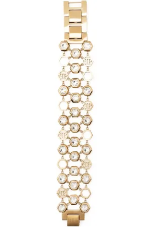Philipp Plein Hexagon Lux stainless steel bracelet