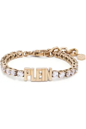 Philipp Plein Logo-lettering tennis bracelet