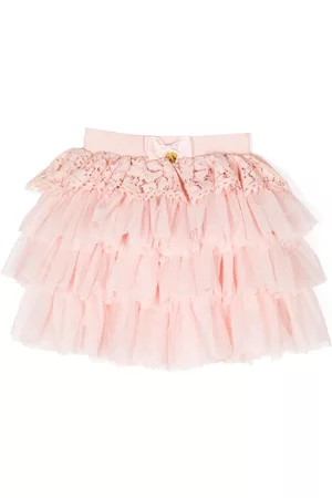 Angels Face Girls Skirts - Kamma lace-trim tutu skirt