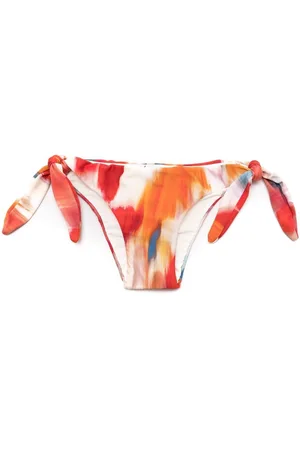 Lenny Niemeyer Abstract-print side-tie bottoms