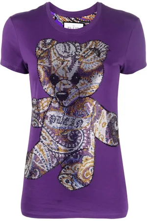 Philipp Plein Teddy bear rhinestone-embellished T-shirt