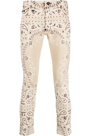Philipp Plein Bandana-print skinny jeans