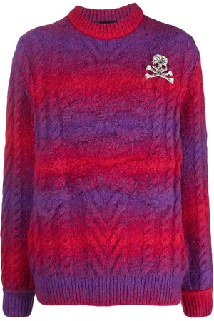 Philipp Plein Two-tone knitted jumper