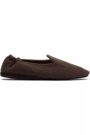 Z Zegna Men Slip On Shoes - Slip-on cashmere loafers