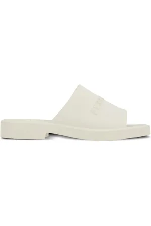 Salvatore Ferragamo Logo-debossed open-toe slides