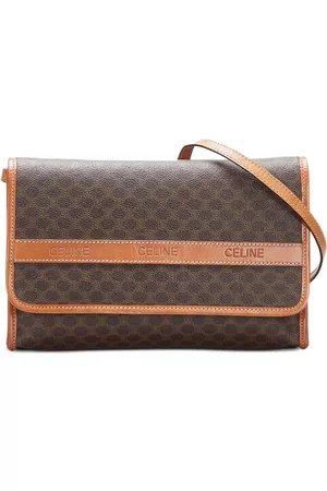 Céline Women 17 Inch Laptop Bags - Pre-owned Macadam logo-debossed crossbody bag