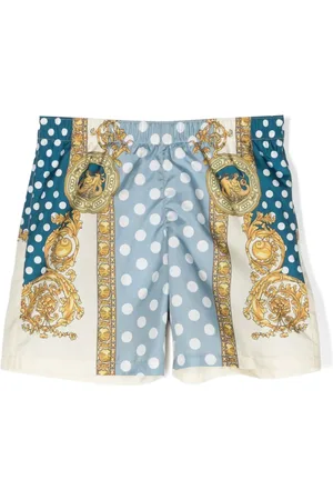 VERSACE Seashell Baroque swim shorts